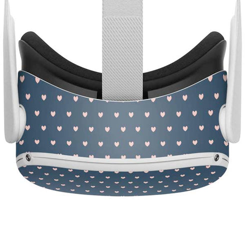 Blue and Pink Hearts Oculus Quest 2 Skin